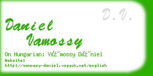 daniel vamossy business card